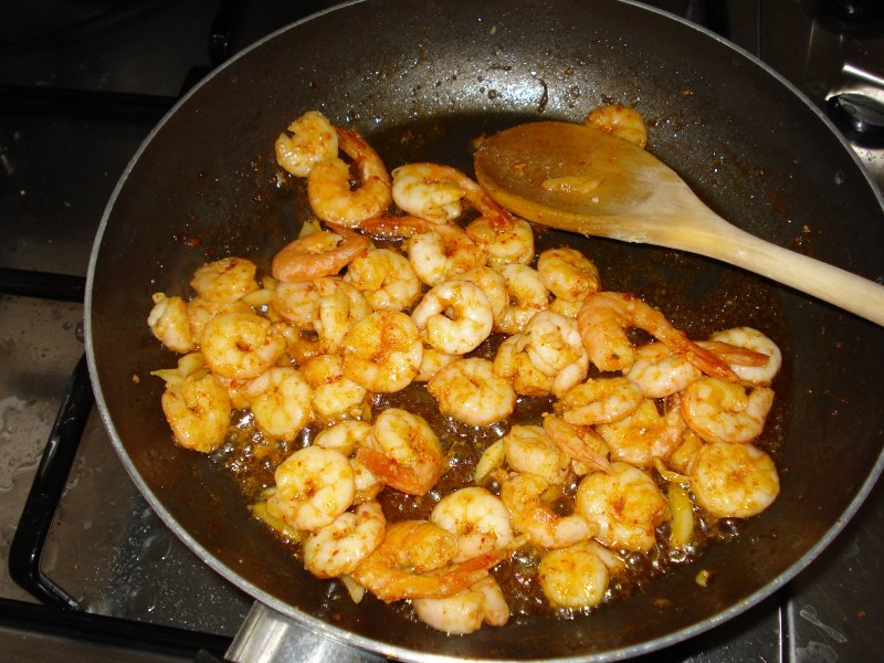 Pan-Fried Prawns