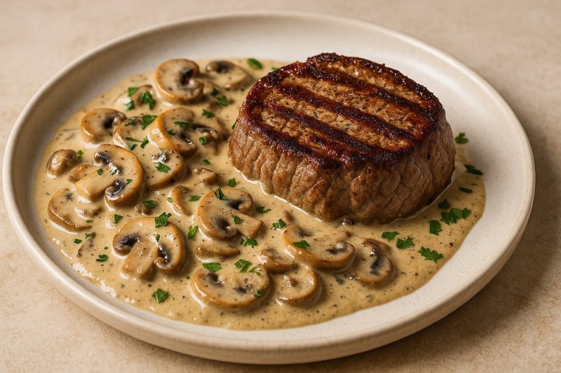 Mushroom Beef Tenderloin